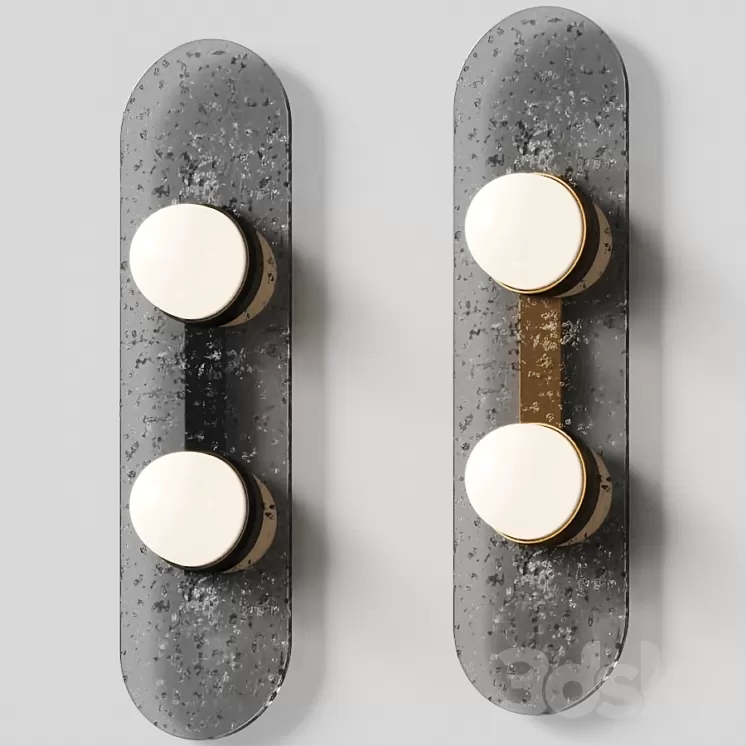 Modulo wall twin by CTO Lighting 3D Model Free