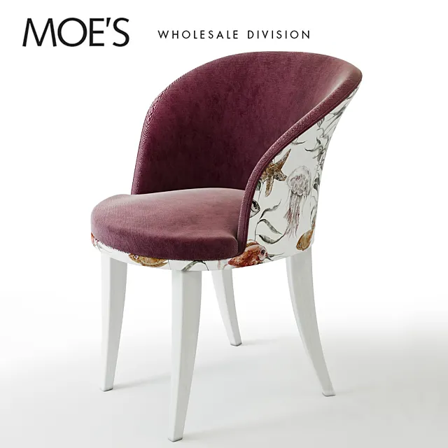 MOE'S Custom Beach Club Dining Chair 3DModel