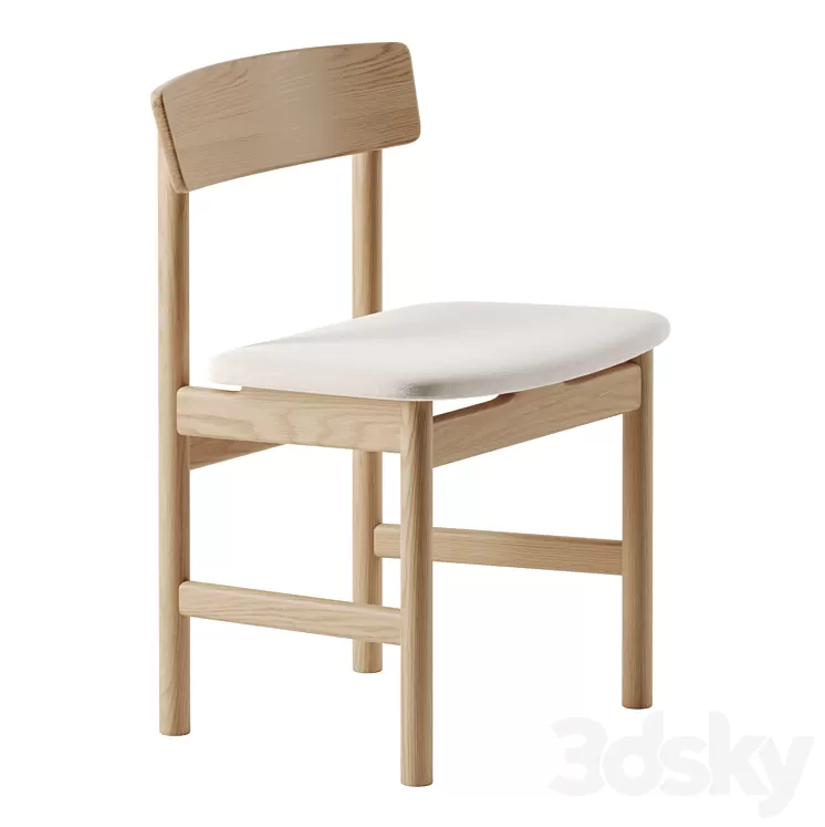 Mogensen 3236 Chair by Fredericia 3D Model