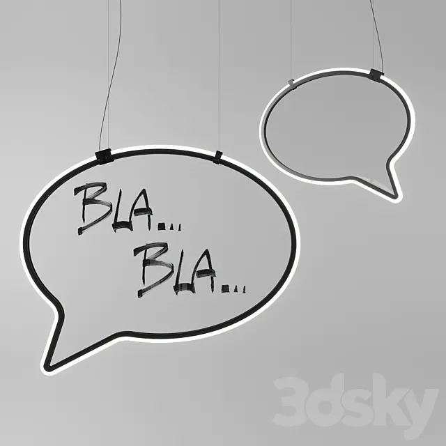 Mogg BLA BLA lamps 3DModel