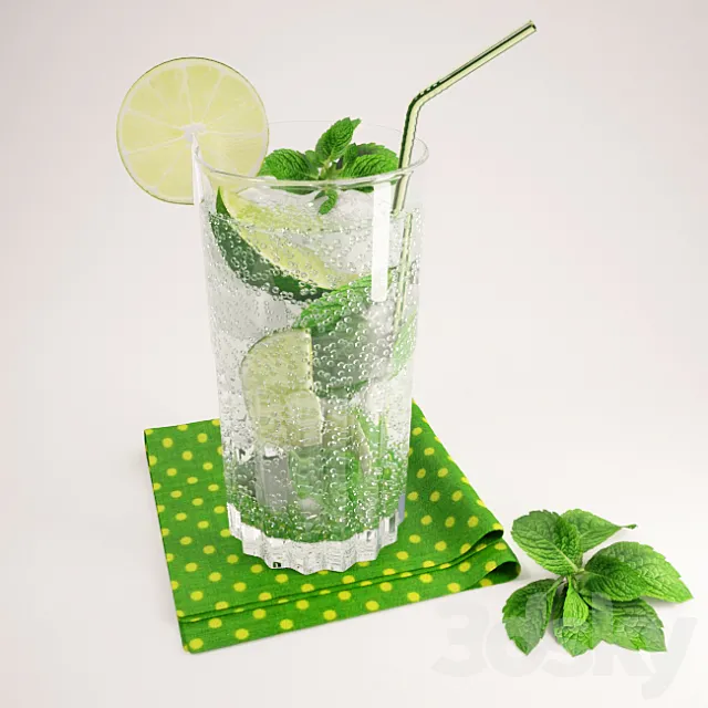 Mojito Cocktail 3DModel