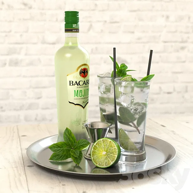 mojito set 3DModel