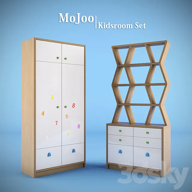 MoJoo childern furniture 3D Model