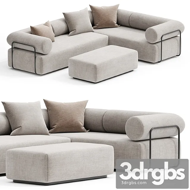 Mokumuku Sitzgruppe Amalfi Sofa 3D Model Free