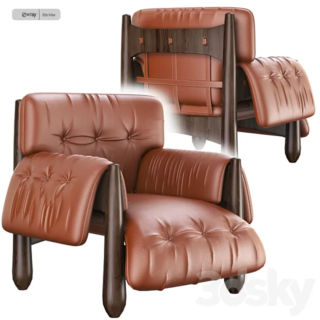 Mole armchair 3DModel