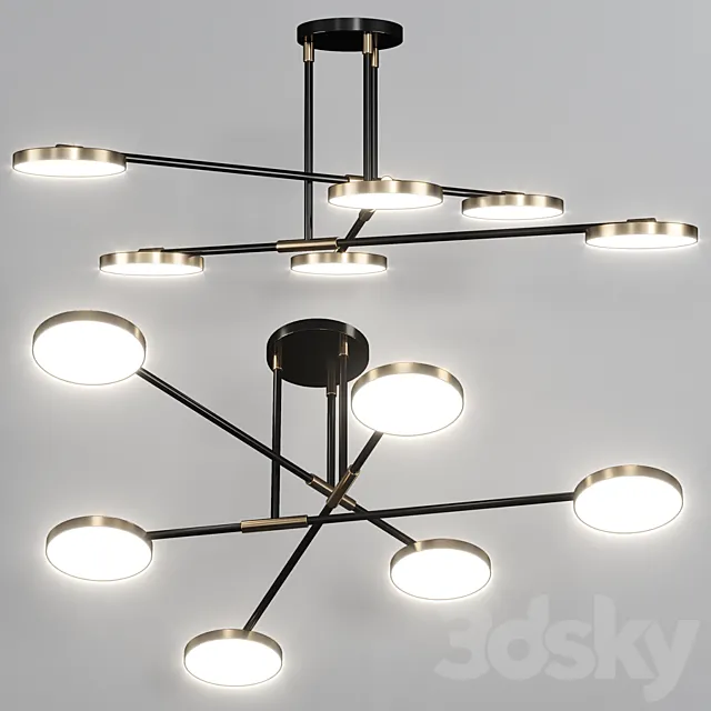 Molecular Led Lamp 3D Model