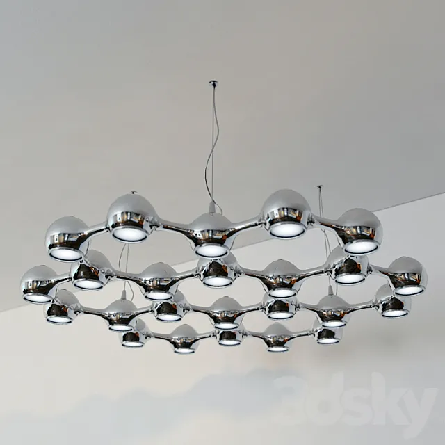 Molecule Spanish Lighting 3D Model