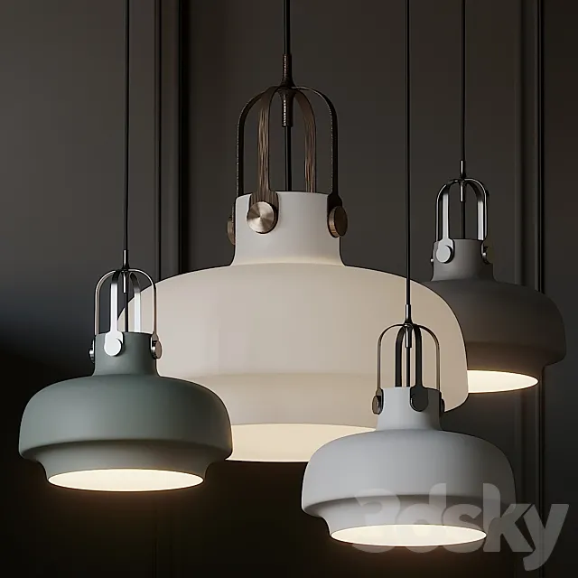 Moleta Munro COPENHAGEN PENDANT LIGHTS 2 Size Free Download