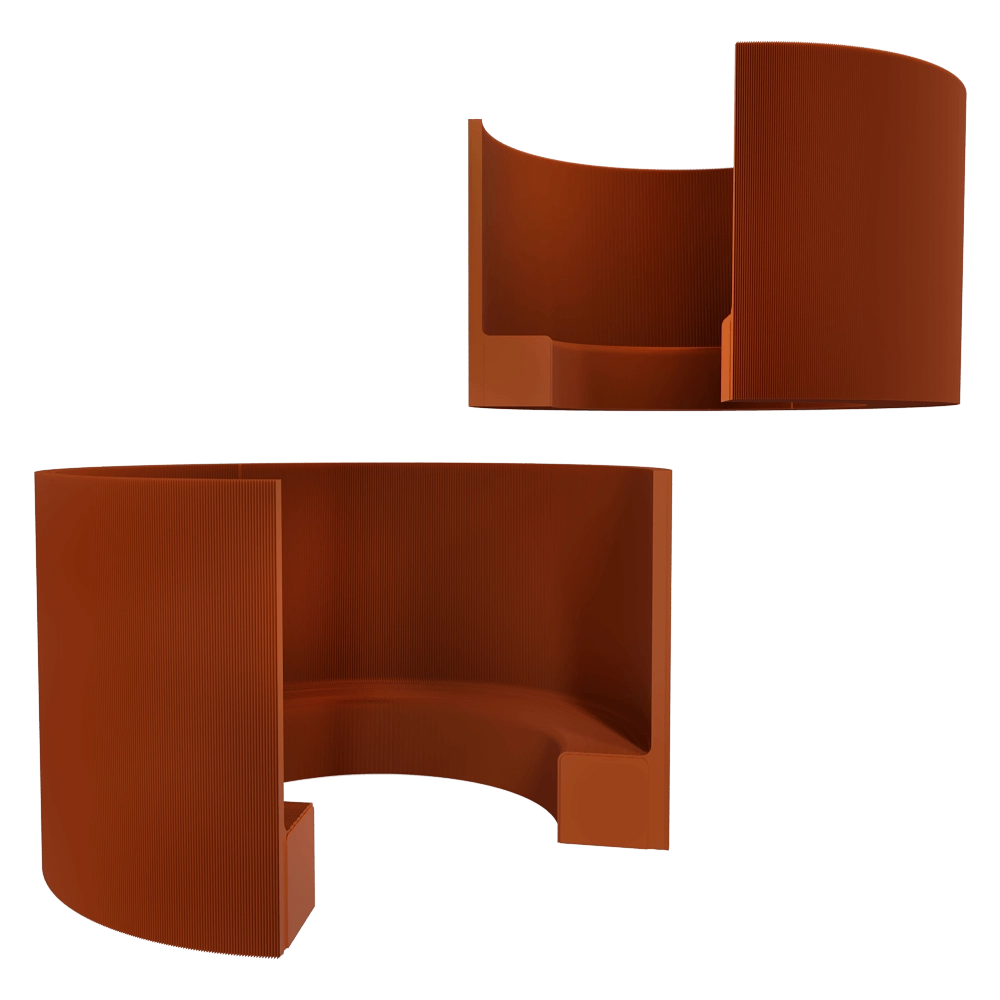 Molo - Bench benchwall 3D Model