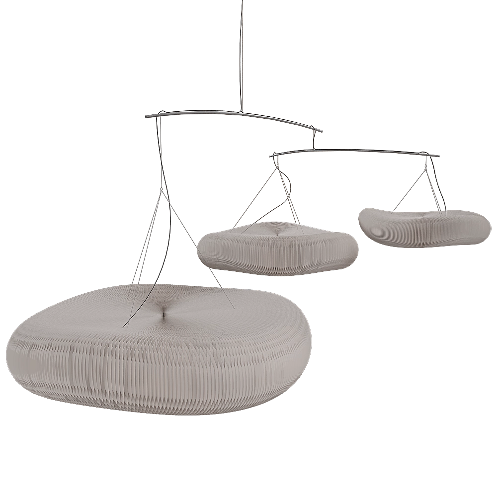 Molo - Pendnat lamp Medium Cloud Mobile 3D Model