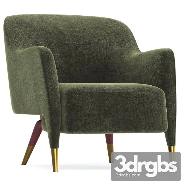 Molteni Armchair 3 3D Model Free