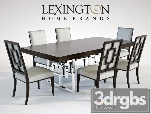 Molteni Barbican chairs set 3D Model Free