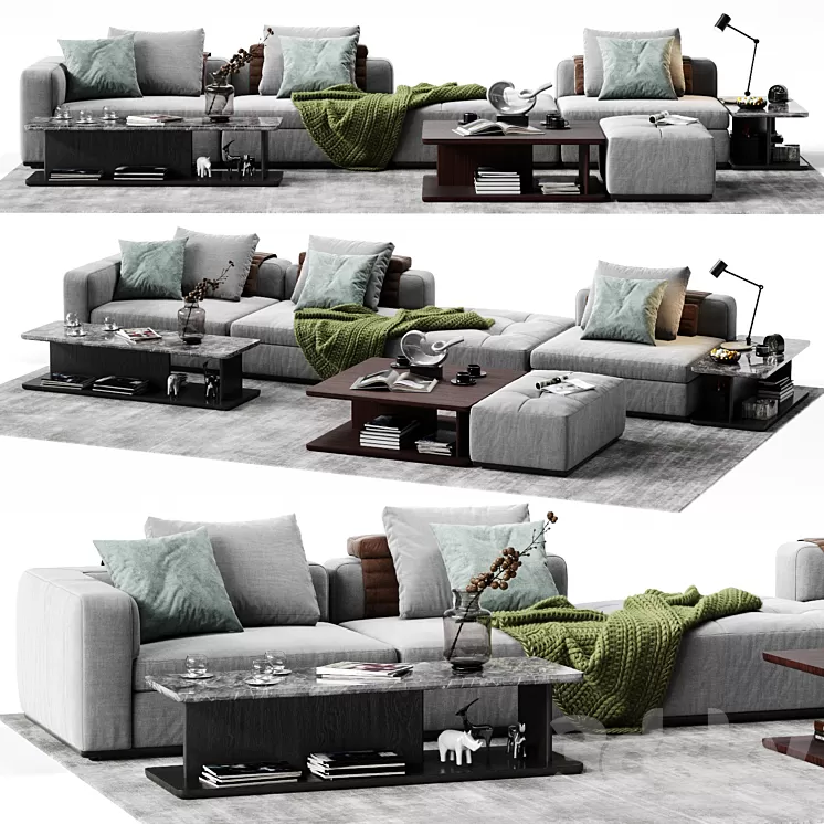 Molteni & C ALBERT Sofa 3D Model