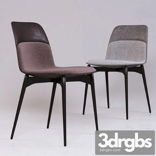 Molteni C Barbican Chair With Armrests 1 3D Model Free