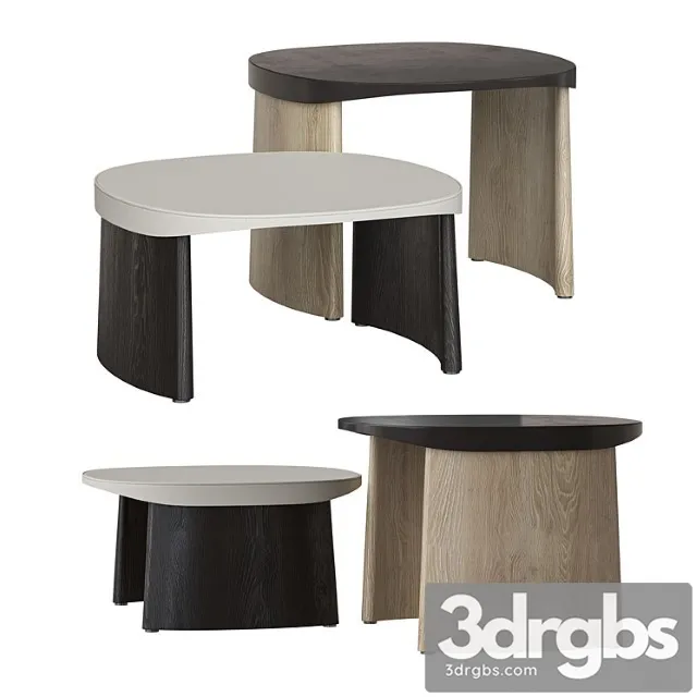 Molteni C Cleo Coffee Tables 3D Model Free
