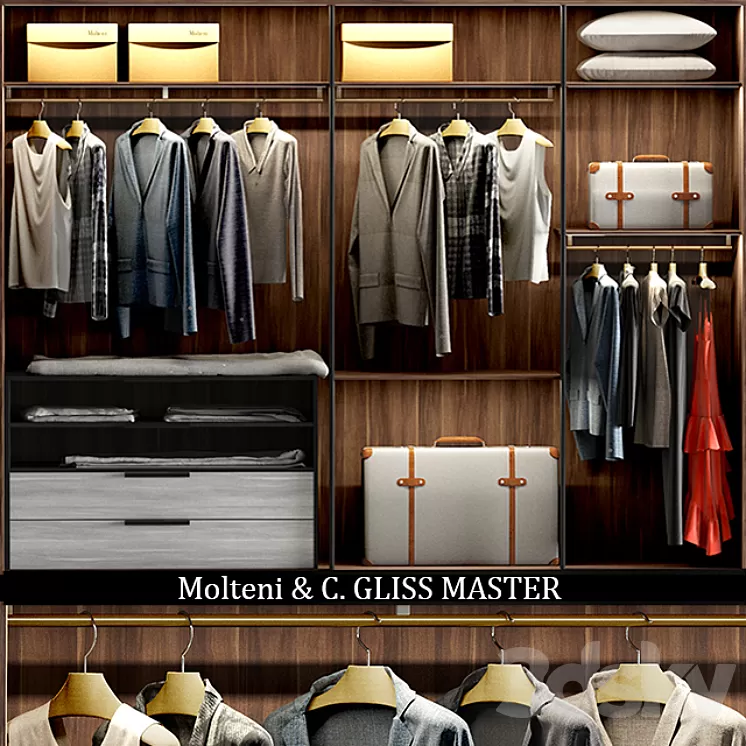 MOLTENI & C. GLISS MASTER 3D Model