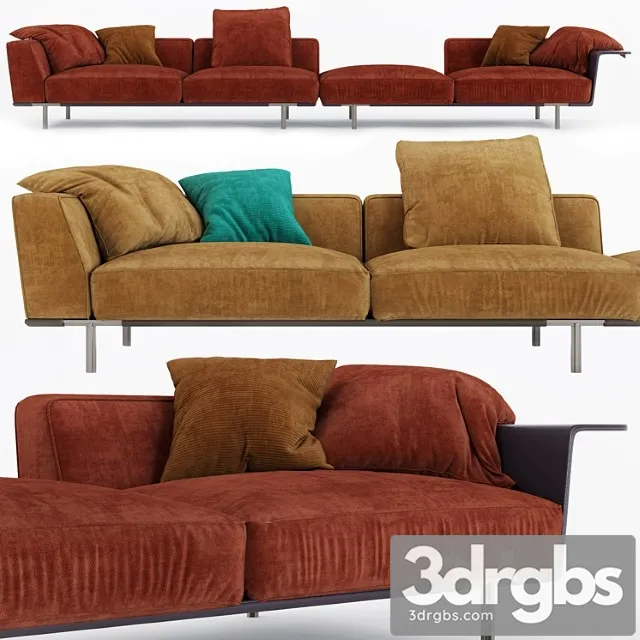 Molteni & c - gregor sofa 2 3D Model Free