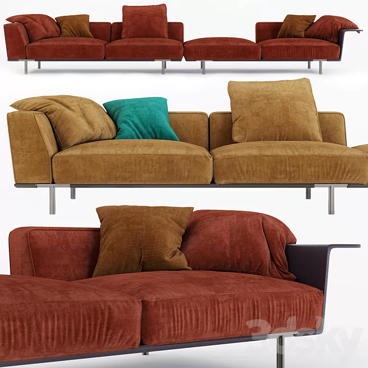 Molteni & C - Gregor Sofa 3D Model