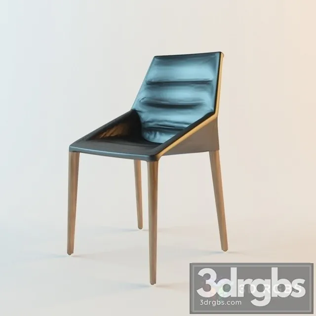 Molteni C Outline Leather Chair 3D Model Free