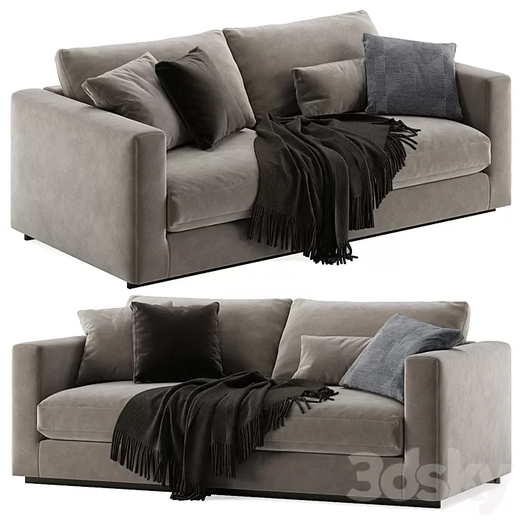 Molteni & C Reversi 14 sofa 2 seats 3D Model