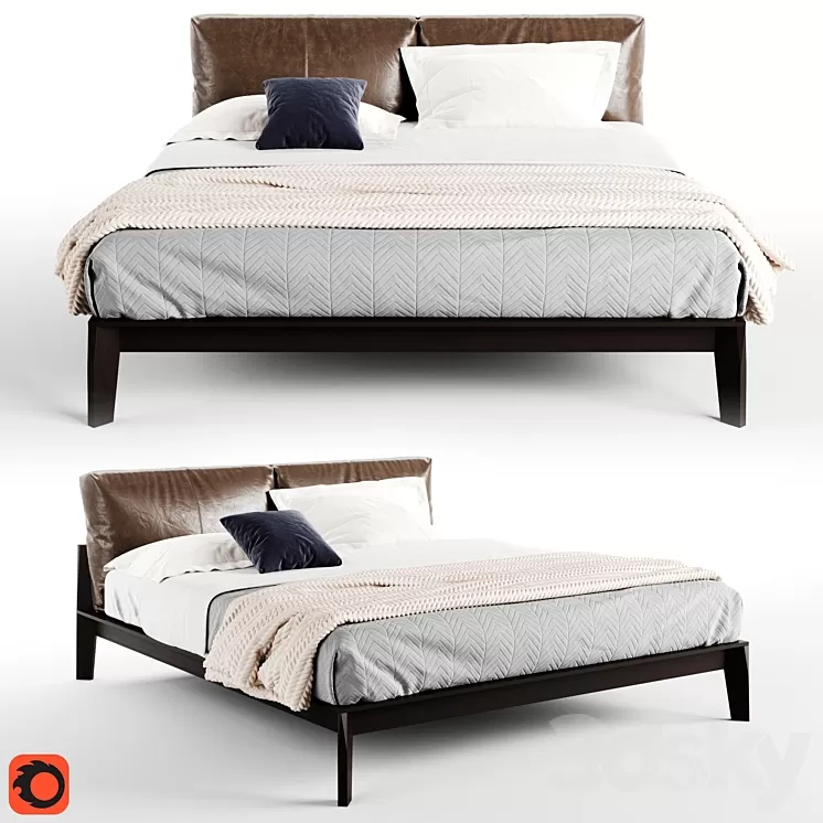 Molteni & C Wish Bed 3D Model
