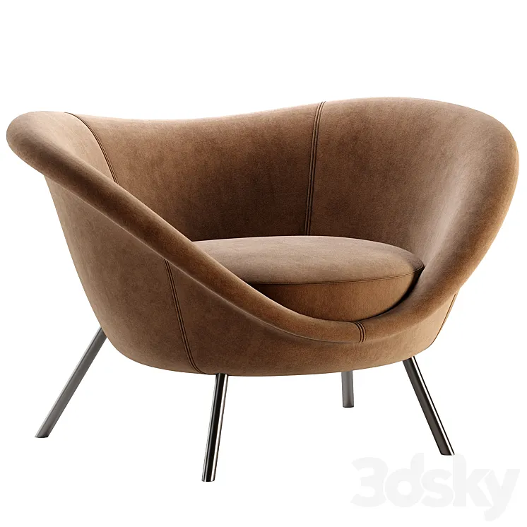 Molteni chair 3D Model Free
