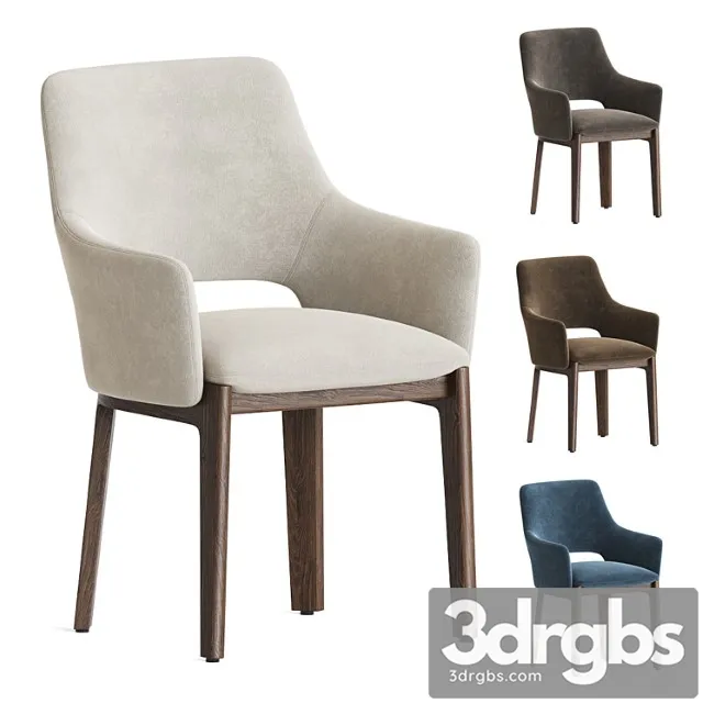 Molteni Devon Dining Chair 3D Model Free