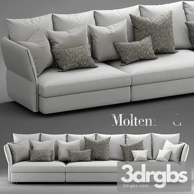 Molteni Holiday Sofa 02 3D Model Free