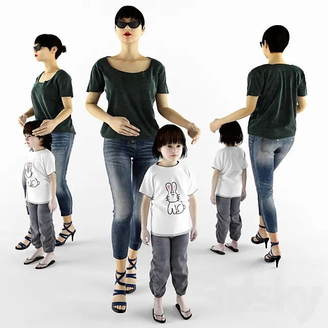 Mom with child Free Download