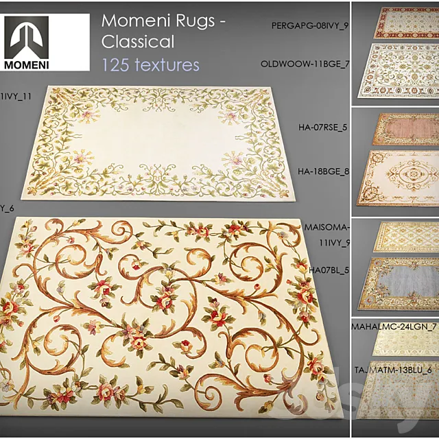 Momeni rugs – classical 3DModel