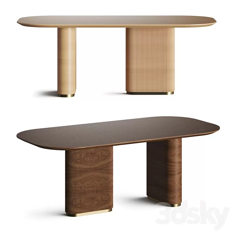 Momocca Dania Dining Table 3D Model Free