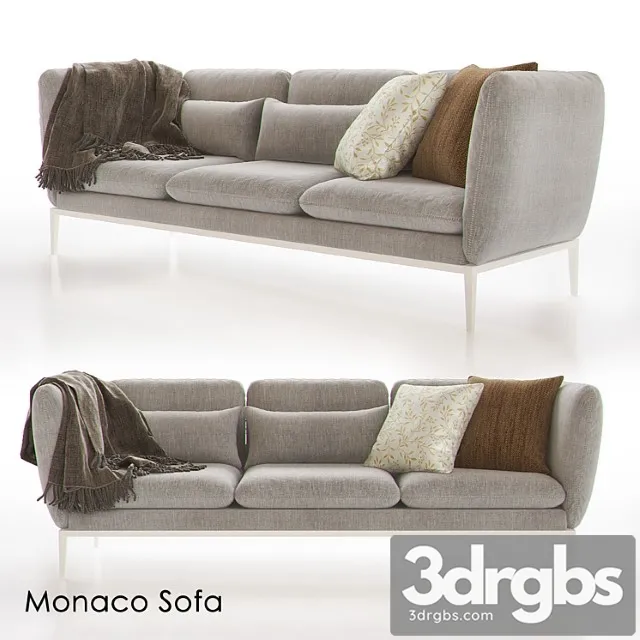 Monaco Sofa 3D Model Free