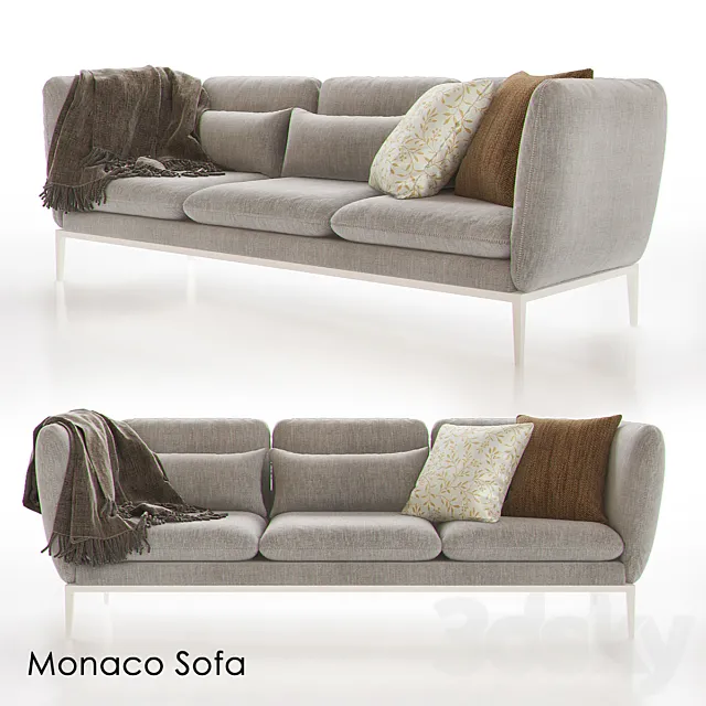 Monaco Sofa 3D Model