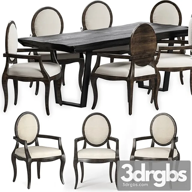 Monalisa-armchair m2o 2 3D Model Free