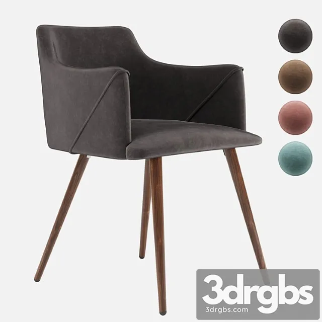 Monarch Chair Stool Group 3D Model Free