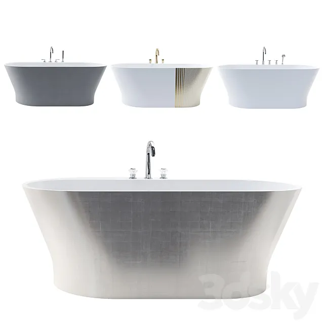 Monceau Bathtub 3D Model