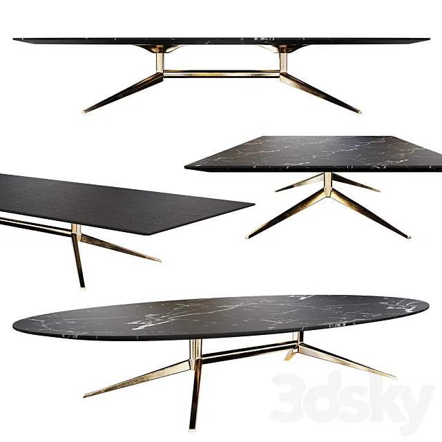 Mondrian coffee table by Poliform 3DModel