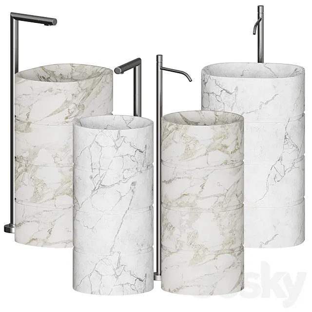 Monitillo Marmi Trullo 3D Model