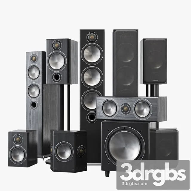 Monitor Audio Bronze 3D Model Free