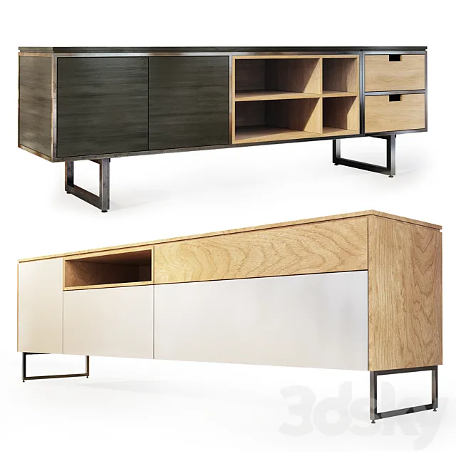 Moniz. Darwin. sideboard. tvstand by Xooon 3DModel