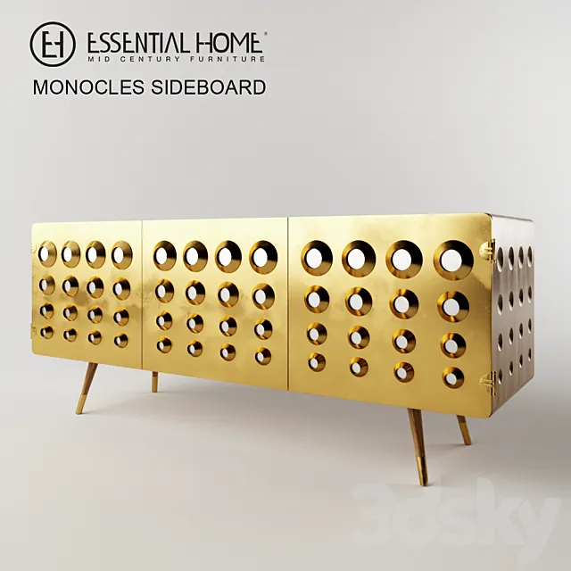 Monocles Sideboard 3D Model