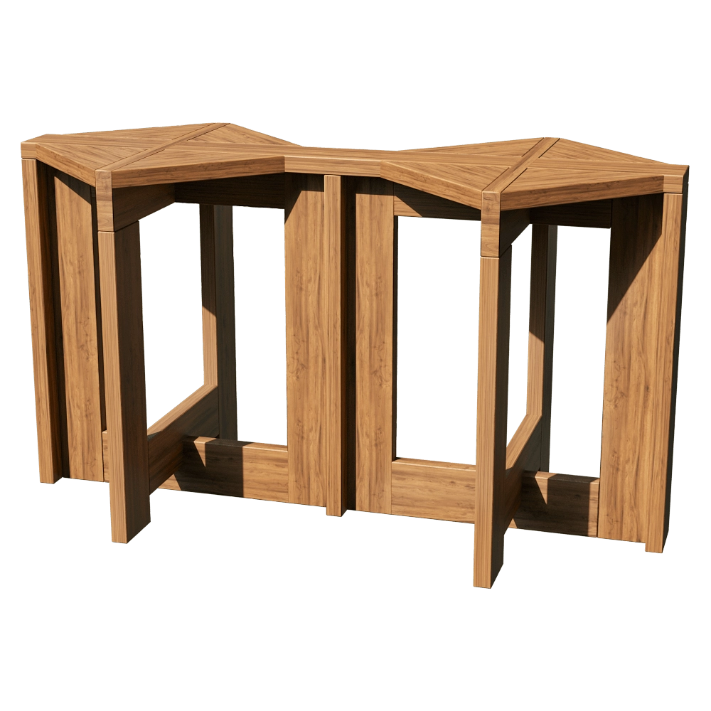 Monotropa - Chair Berber Double Stool 3D Model