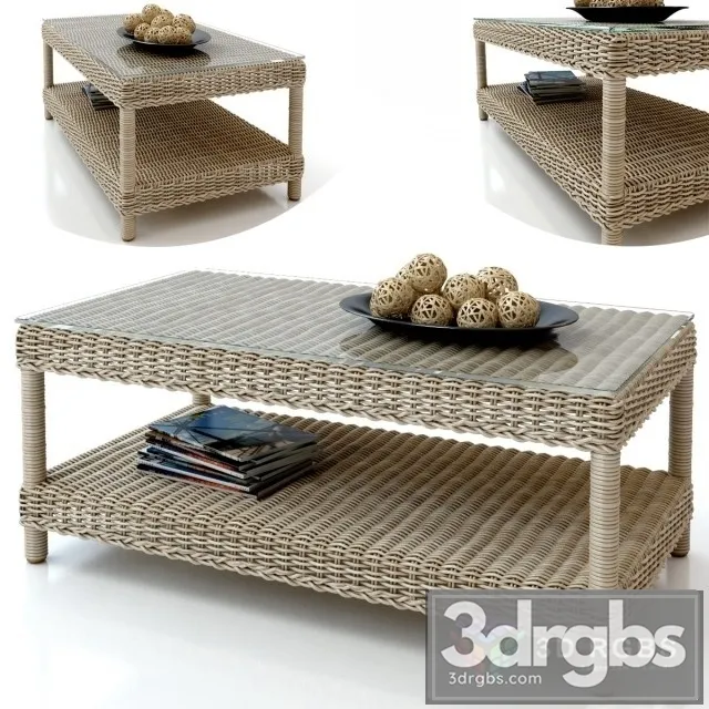 Monroe Dining Table 3D Model Free