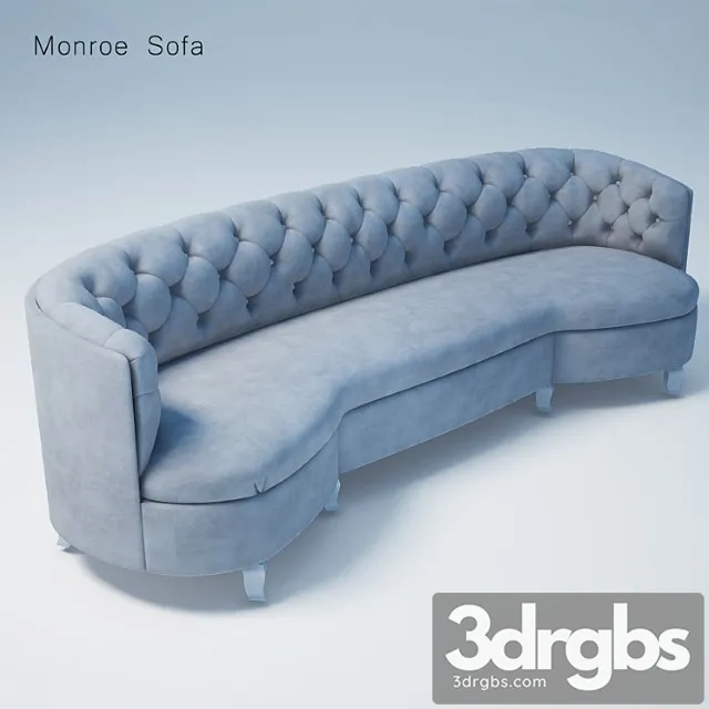 Monroe Sofa 1 3D Model Free