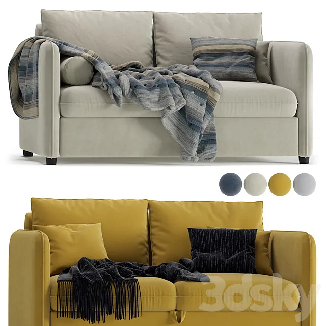 Mons Wagon Sofa By Skdesign _ Sofa Mons Wagon 3D Model