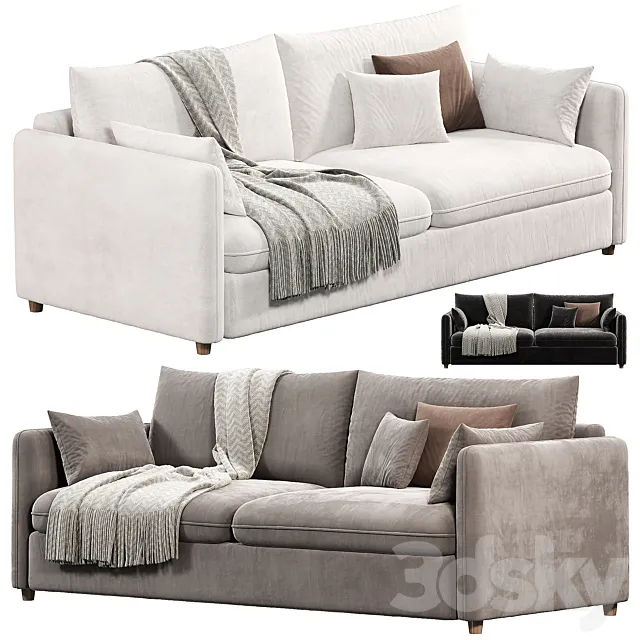 Mons Wagon Sofa by skdesign sofas 3D Model