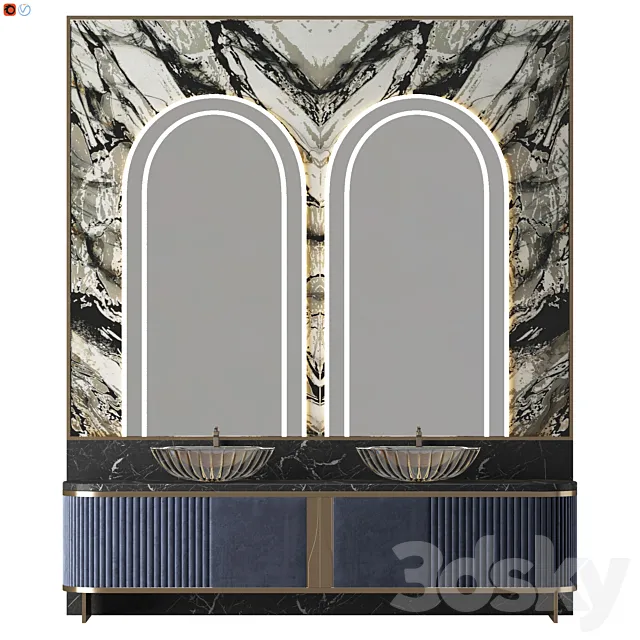 Montaigne Bathroom 3D Model