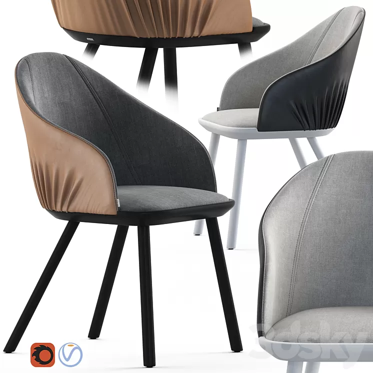 Montbel rivoli chair 3D Model
