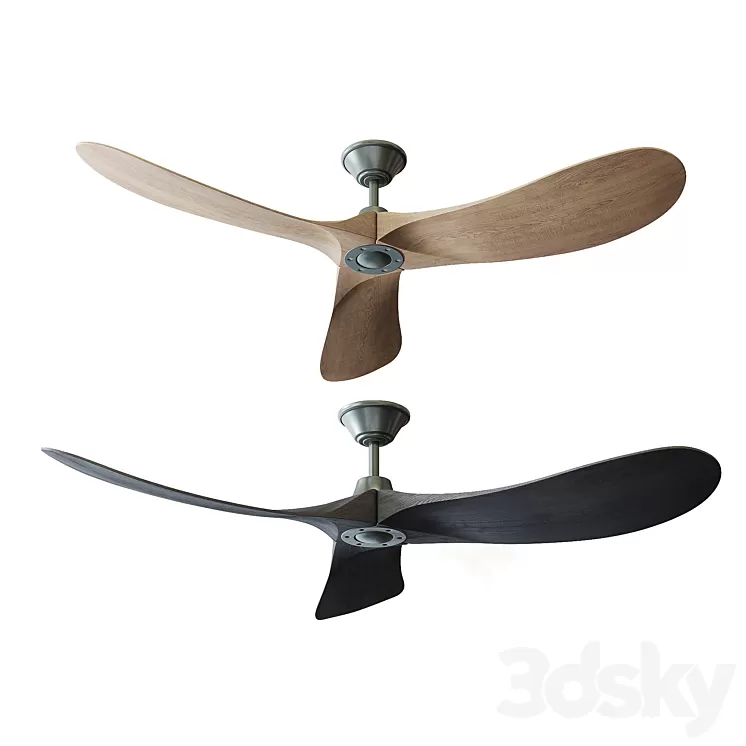 Monte Carlo Ceiling Fan 3D Model
