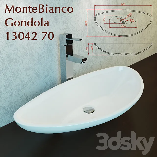 MonteBianco Gondola 3D Model